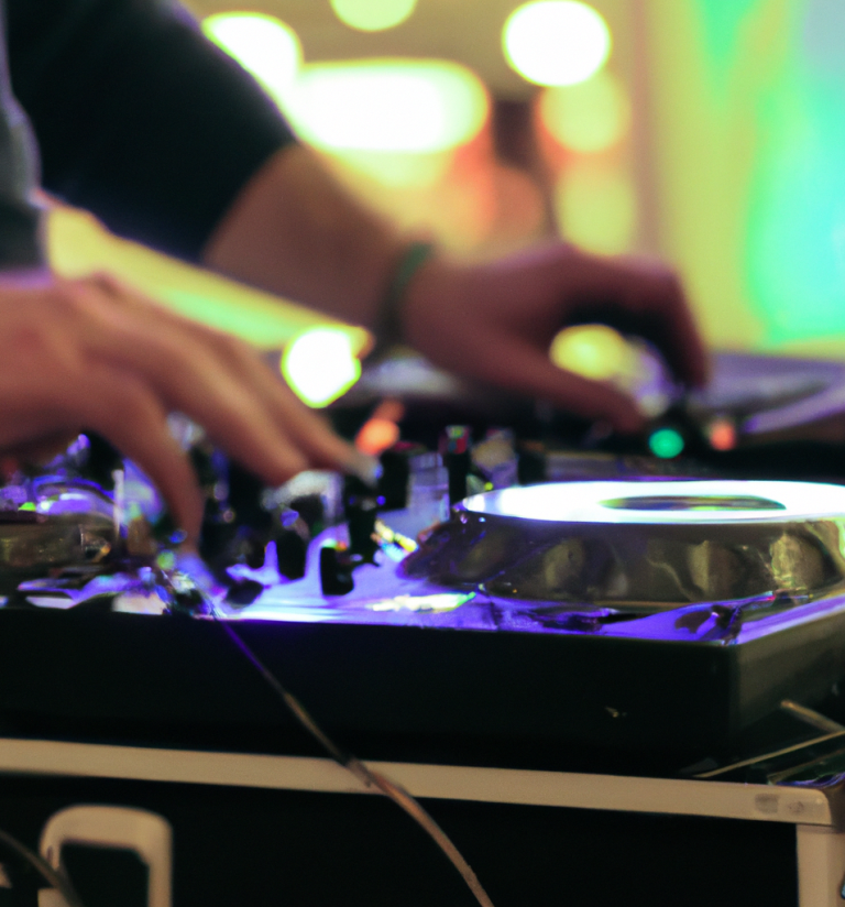 DJ Service am Mischpult